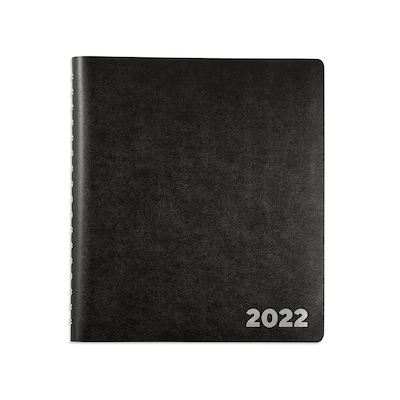 2022 TRU RED 8 x 11 Daily Appointment Book, Black (TR58453-22)