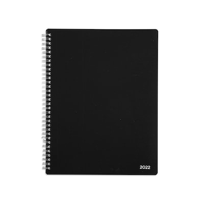 2022 TRU RED™ 8 x 11 Weekly & Monthly Appointment Book, Black (TR21488-22)