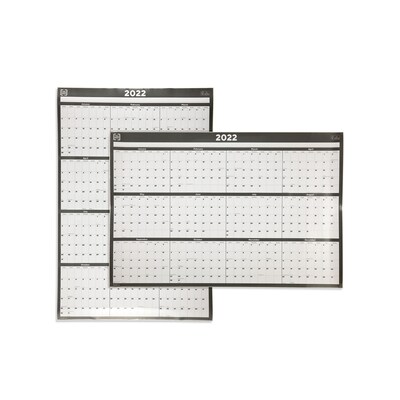 2022 TRU RED™ 24 x 36 Wall Calendar, Gray/White (TR52079-22)