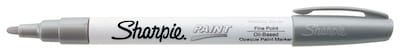 Sharpie Oil-Based Paint Marker, Fine Tip, Silver Metallic (35545)