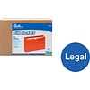 Quill Brand® Reinforced File Jacket, 2 Expansion, Legal Size, Red, 50/Box (74950RD)