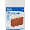Quill Brand® File Pockets, 5-1/4 Expansion, Legal Size, 10/Box (7Q1536)