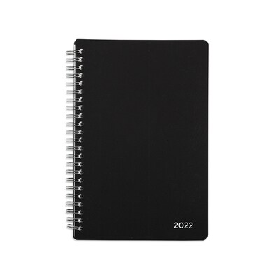 2022 TRU RED™ 5 x 8 Weekly & Monthly Planner, Black (TR21490-22)