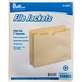Quill Brand® File Jacket, 3 Expansion, Letter Size, Manila, 25/Pack (74925Q)