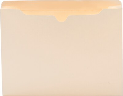 Quill Brand® File Jacket, 3" Expansion, Letter Size, Manila, 25/Pack (74925Q)
