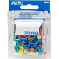 Quill Brand®  Push Pins, Assorted Colors, 100/Pack (11173-QC)