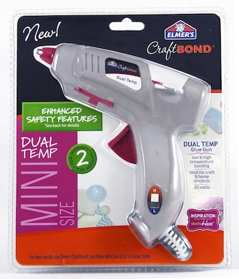 Elmers Craft Bond Dual Temp Mini Glue Gun (E6049)