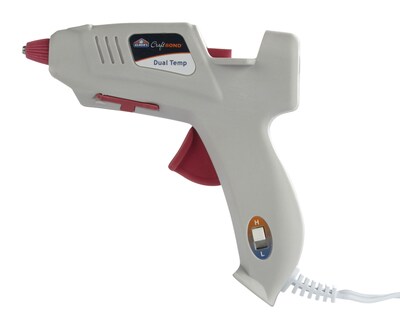 Elmers CraftBond Dual-Temp Mini Hot Glue Gun, Gray (E6049)
