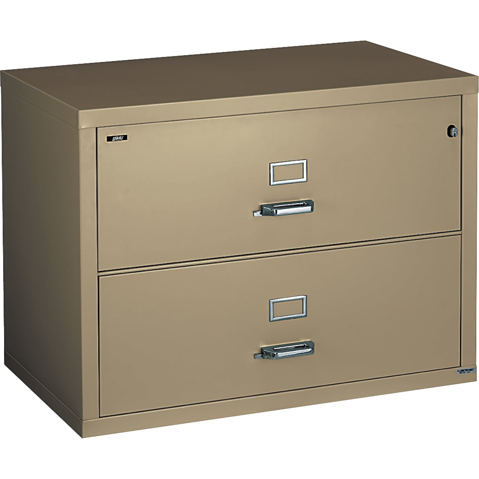 Quill Brand® Fireproof 38-Wide Lateral File; 2-Drawer, Sand