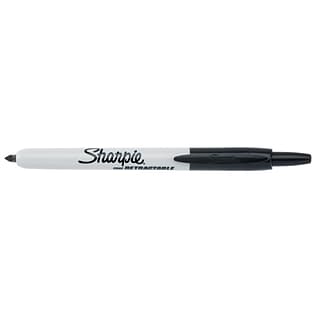  Sharpie Permanent Markers, Fine Point, Black, 12 Count :  Office Products