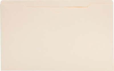 Quill Brand® Reinforced File Jacket, Legal Size, Manila, 100/Box (4930)