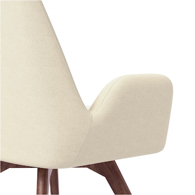 Union & Scale™ MidMod Fabric Guest Chair, Cream (UN56983-CC)