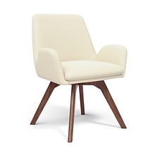 Union & Scale™ MidMod Fabric Guest Chair, Cream (UN56983-CC)