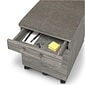 Union & Scale™ Prestige 2-Drawer Vertical File Cabinet, Mobile/Pedestal, Letter/Legal, Gray, 21" (UN56949)