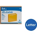 Quill Brand® Reinforced File Jacket, 2 Expansion, Letter Size, Yellow, 50/Box (74920YW)