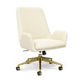 Union & Scale™ MidMod Ergonomic Fabric Manager Chair, Cream (UN56982)