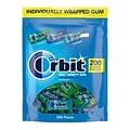 Orbit Mint Sugar Free Gum, Assorted Flavors, 13.4 oz., 200 Pieces/Pack, 200/Pack (MMM27955)