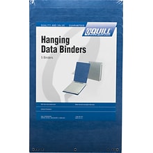 Quill Brand® Data Binders; 9-1/2x11; Dark Blue