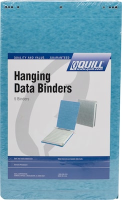 Quill Brand® Data Binders; 9-1/2x11"; Light Blue