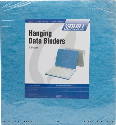 Quill Brand® Data Binders; 14-7/8x11; Light Blue