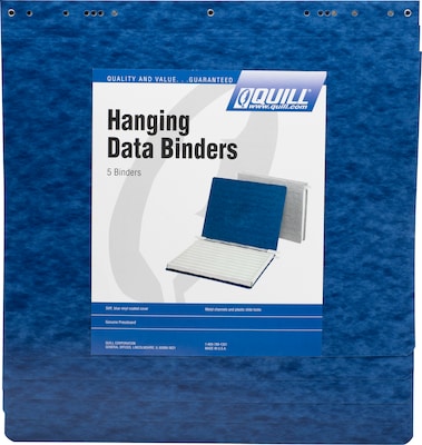 Quill Brand® Data Binders; 14-7/8x11; Dark Blue