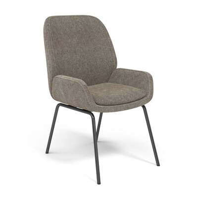 Union & Scale™ Prestige Fabric Guest Chair, Gray (UN56944)