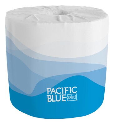 Pacific Blue Select Standard Toilet Paper, 2-Ply, White, 550 Sheets/Roll, 80 Rolls/Carton (18280/01)