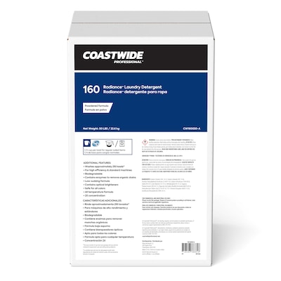 Coastwide Professional™ Radiance™ Powder Laundry Detergent, 293 Loads, 800 oz., 50 lbs. (CW160050-A/