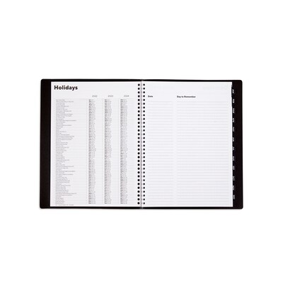 2022 TRU RED™ 8" x 11" Monthly Planner, Black (TR52184-22)