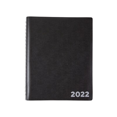 2022 TRU RED™ 8 x 11 Four-Person Daily Appointment Book, Black (TR58479-22)