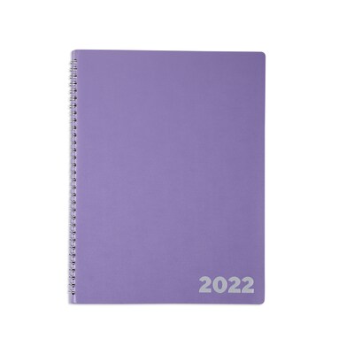 2022 TRU RED 8 x 11 Weekly & Monthly Appointment Book, Purple (TR58471-22)