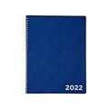2022 TRU RED 8 x 11 Weekly & Monthly Appointment Book, Blue (TR58470-22)