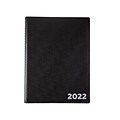 2022 TRU RED™ 8 x 11 Weekly & Monthly Appointment Book, Black (TR21494-22)