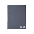 2022 TRU RED 8 x 11 Weekly & Monthly Appointment Book, Charcoal (TR58472-22)
