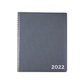 2022 TRU RED™ 7 x 9 Weekly & Monthly Planner, Charcoal (TR58475-22)