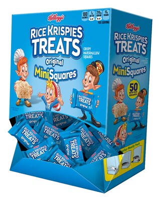 Rice Krispies Treats Marshmallow Cereal Bar, 0.39 oz., 50 Bars/Box (KEE12346)