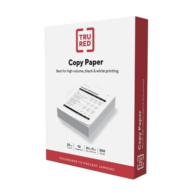 tru red copy paper
