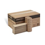Coastwide Professional™ Multifold Paper Towels, 1-Ply, Brown, 250 Sheets/Pack, 16 Packs, 4000 Sheets