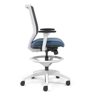 Union & Scale™ Lewis Fabric Task Chair, Carolina (UN55659-CC)