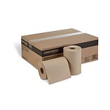Coastwide Professional™ Recycled Hardwound Paper Towels, 1-Ply, Brown, 350 ft./Roll, 12 Rolls/Carton