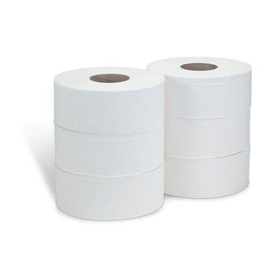 Coastwide Professional™ Recycled Jumbo Toilet Paper, 2-ply, White, 1000 ft./Roll, 6 Rolls/Case (CW20
