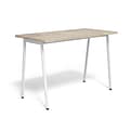 Union & Scale™ Lewis 36H x 54W Laminate Laminate Office & Computer Writing Desk, Light Walnut, Tool-Less Assembly (UN55696-CC)