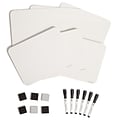 U Brands Dry-Erase Whiteboard, 12 x 9, 6/Pk (3135U00-01)