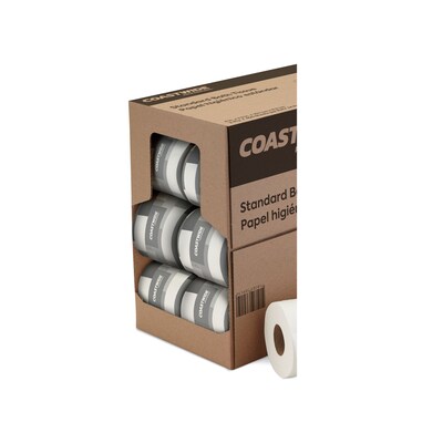 Coastwide Professional™ 2-Ply Standard Toilet Paper, White, 400 Sheets/Roll, 24 Rolls/Case (CW59750-CC)