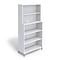 Union & Scale™ Essentials 5 Shelf 72H Laminate Bookcase, White (UN56974)