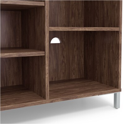 Union & Scale™ Essentials 5 Shelf 31"H Laminate Bookcase, Espresso (UN56979)