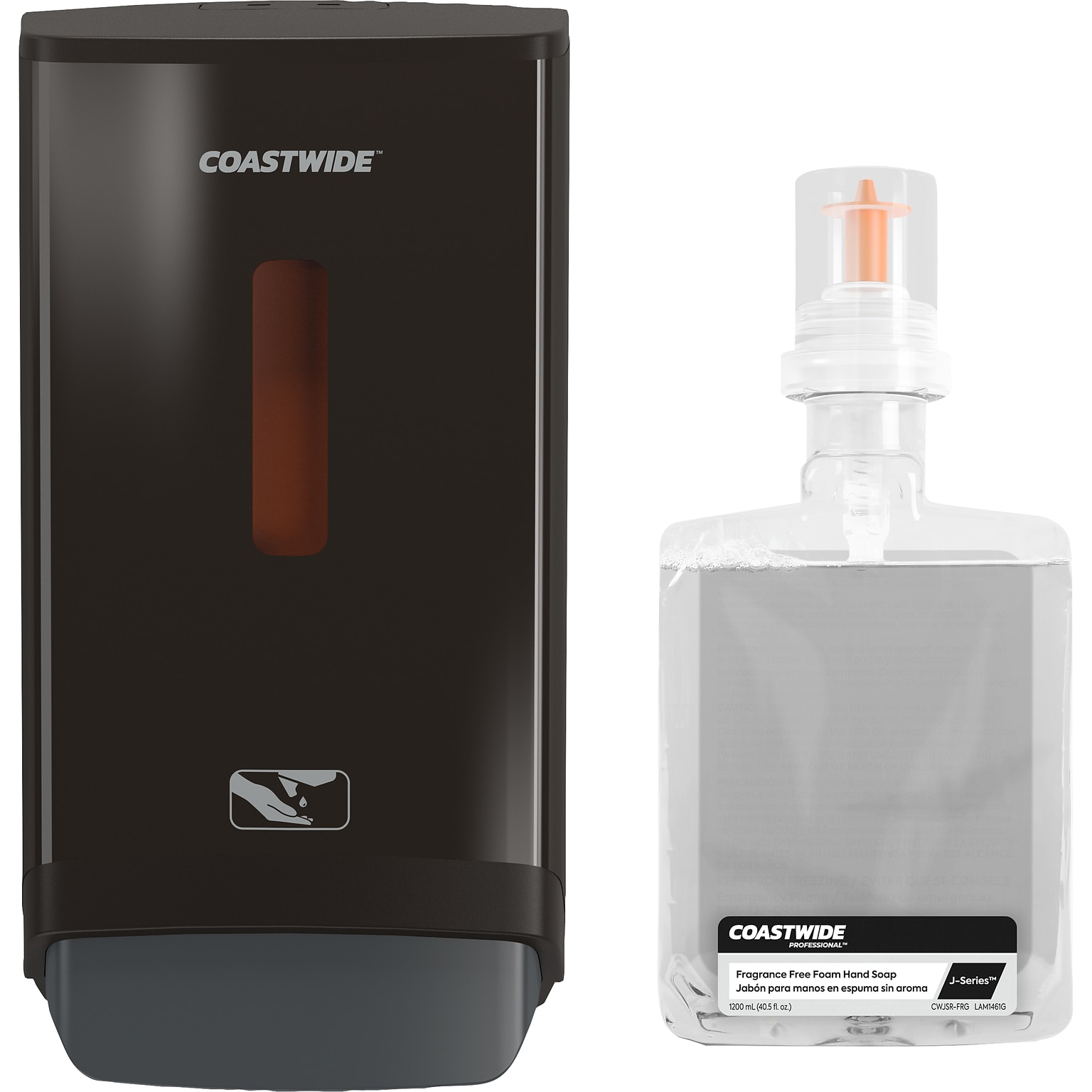 Free Coastwide Professional™ J Series Hand Soap Dispenser with purchase of 2 Coastwide Professional™ J-Series Hand Soap Refill