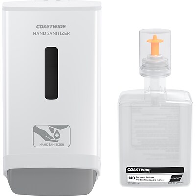 Free Coastwide Professional™ J-Series Hand Sanitizer Dispenser with Coastwide Professional Hand Sanitizer Refill Purchase