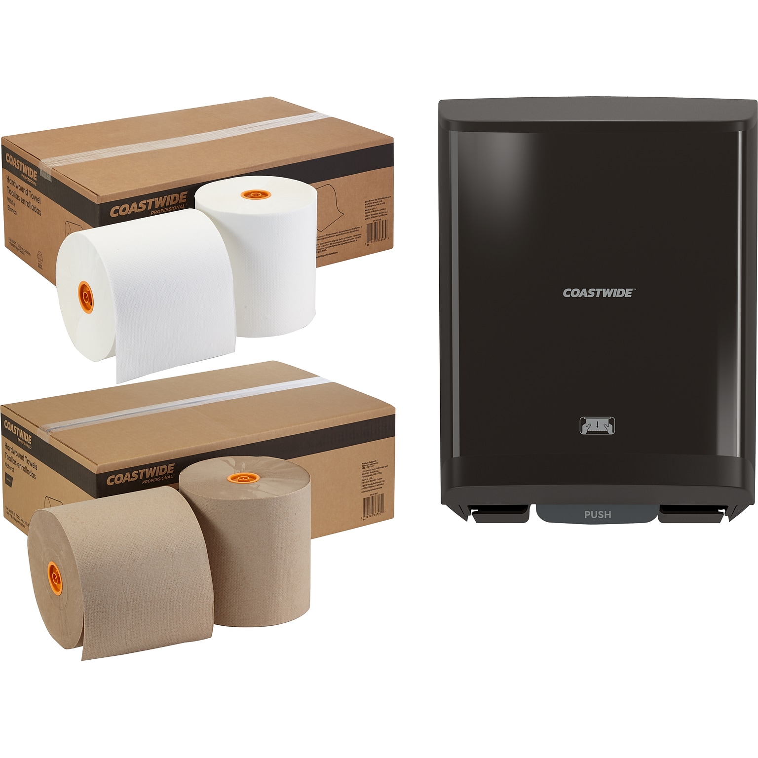 Free Coastwide Professional™ J-Series  Paper Towel Dispenser with purchase of 2 Coastwide Professional™ J-Series Towel Refills