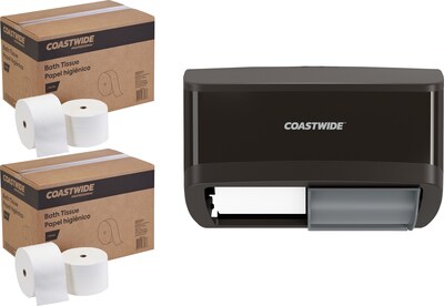 Free Coastwide Professional™ J-Series Bath Tissue Dispenser with purchase of 3 Coastwide Professional J-Series Bath Tissue Rolls